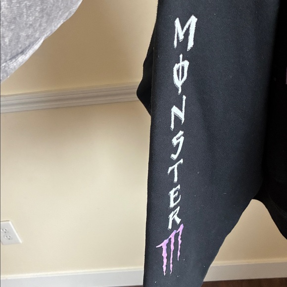 Monster Energy Hoodie Black/Purple XL - Picture 4 of 5